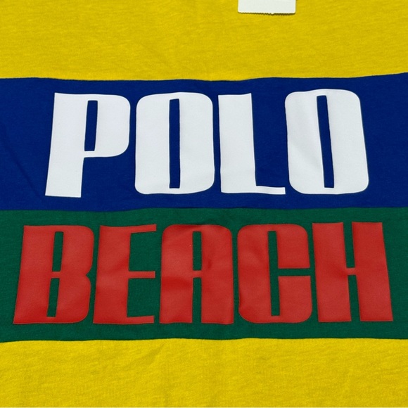 Polo Ralph Lauren Polo Beach Colorblock Logo Tank Top Men’s Medium NWT - Picture 3 of 6